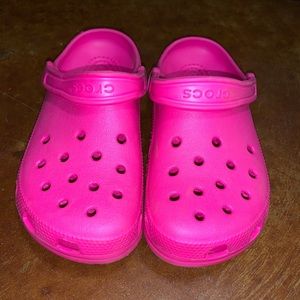 Pink Crocs